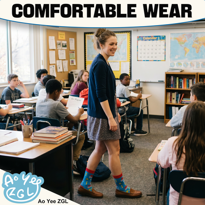 Funny Teacher Appreciation Socks – 5 Gift Designs, Unisex Size 6–12
