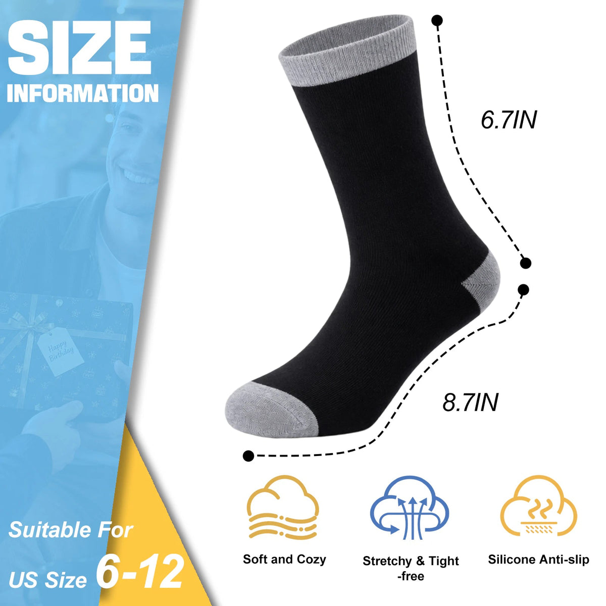 13th,16th,18th Birthday Gaming Socks,Fun Birthday Gifts for 13,16,18 Years Old Teen Boys ,Novelty Gifts for Gamer - Gaming Socks-16