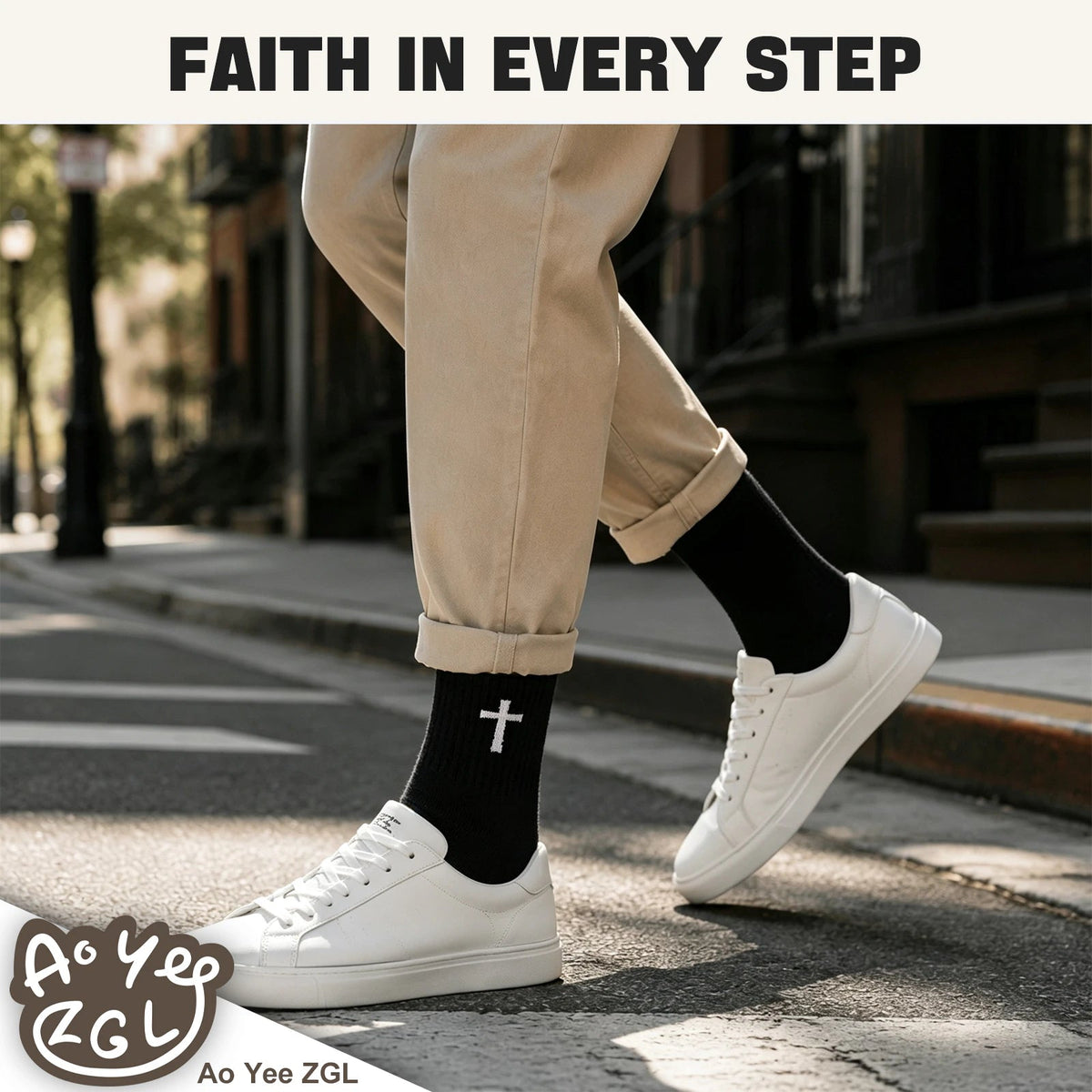3 Pairs Christian Socks,Novelty Christian Easter Basket Stuffing - Matthew 19:26 - Black