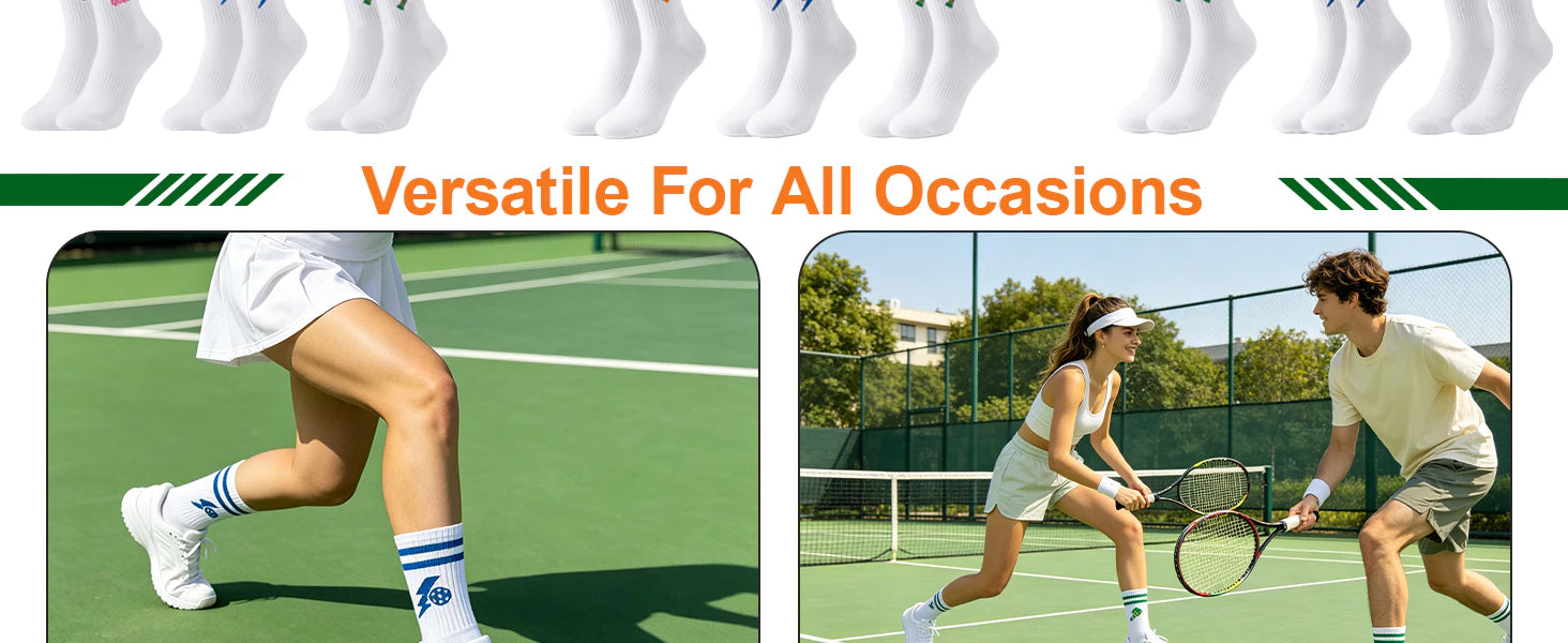 3 Pairs Pickleball Athletic Socks,Women's Sports Ankle Socks,Gifts for Pickleball Lovers and Women details 3