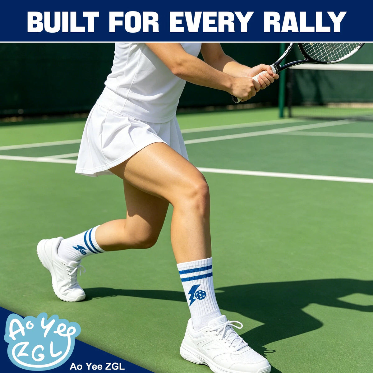 3 Pairs Pickleball Athletic Socks,Women's Sports Ankle Socks,Gifts for Pickleball Lovers and Women - Pink Crown+Blue+Green