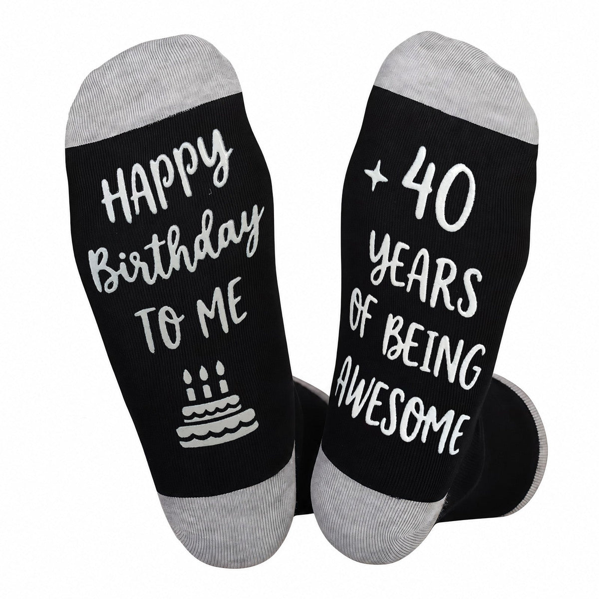 Ao Yee ZGL Birthday Socks,21th 30th 40th 50th 60th Birthday Gifts for Men - 40