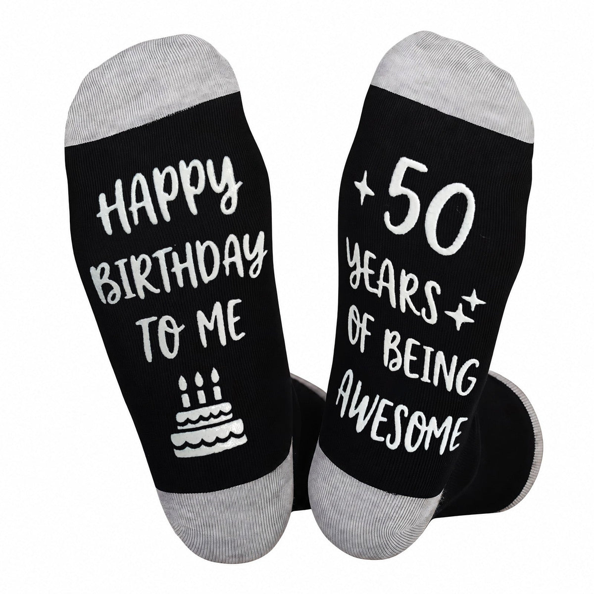 Ao Yee ZGL Birthday Socks,21th 30th 40th 50th 60th Birthday Gifts for Men - 50