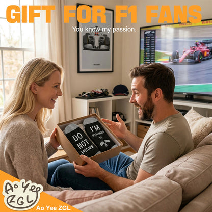 Ao Yee ZGL Fun F1 Socks for Men,Gifts for F1 Lovers or Fas on  Christmas - F1 - Grey
