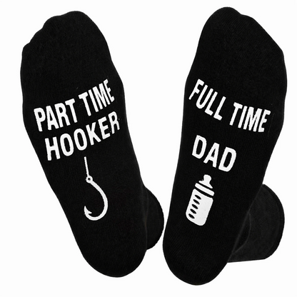 Fun Fishing Socks,Gifts for Men,Stocking Stuffer for Fishing Dad - Fishing Socks - Bottle