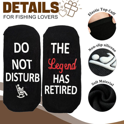 Men Retirement Socks with Greeting cards,Fun Retirement Gifts - Black - DO NOT